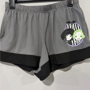 Beetlejuice & Lydia Chibi Sleepwear Shorts - Size S (4-6)